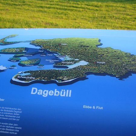 Haus Halligblick, Ferienwohnungen Am Wattenmeer, Whg Hamburger Hallig Dagebüll Kültér fotó